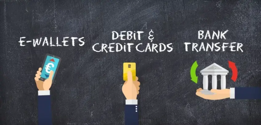วิธีการชำระเงินออนไลน์: E-Wallets, บัตรเดบิตและเครดิต, การโอนเงินผ่านธนาคาร