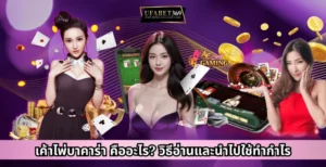 เค้าไพ่บาคาร่า คืออะไร วิธีอ่านและนำไปใช้ทำกำไร